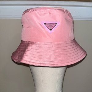 Pink Prada Buck Hat